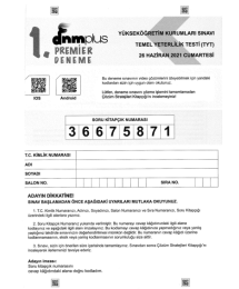 TYT Premier 5 Deneme Seti