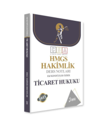 Çıkmış Soru Analizli Ticaret Hukuku Hakimlik Ders Notları Yetki Yayınları