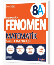 8. Sınıf Fenomen Matematik A Soru Bankası Fenomen Kitap