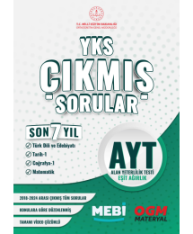 AYT Eşit Ağırlık ( Türk Dili - Tarih - Coğrafya - Mat) Çıkmış Sorular 2018-2024 MEBİ