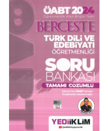 ÖABT TÜRK DİLİ VE EDEBİYATI BERCESTE TAMAMI ÇÖZÜMLÜ SORU BANKASI