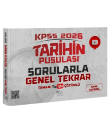 2026 KPSS Tarihin Pusulası Sorularla Genel Tekrar Çözümlü CBA Akademi