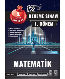 8. Sınıf 1. Dönem Mod 12 Matematik Deneme Sınavı Nartest Yayınları