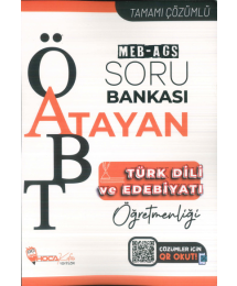 2025 ÖABT MEB-AGS Türk Dili ve Edebiyatı Öğretmenliği Atayan Soru Bankası Çözümlü Hoca Kafası Yayınları