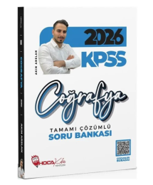 2026 KPSS Coğrafya Soru Bankası Çözümlü Akın Arslan Hoca Kafası Yayınları