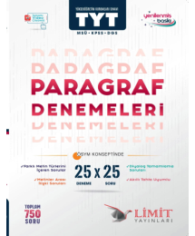 imit Yayınları TYT Paragraf 25 X 25 Denemeleri Limit Yayınları
