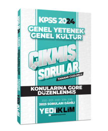 2024 KPSS Lisans Genel Yetenek Genel Kültür Konularına Göre Tamamı Çözümlü Çıkmış Sorular (2018-2023)
