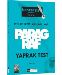 Kral Serisi Benzersiz Paragraf Yaprak Test Benzersiz Akademi Yayınları