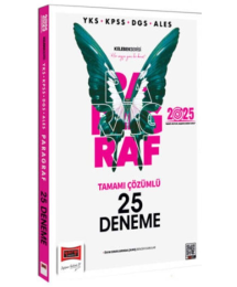 2025 YKS KPSS ALES DGS Kelebek Serisi Tamamı Çözümlü Paragraf 25 Deneme Yediiklim Yayınları
