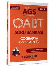 2025 MEB AGS ÖABT Coğrafya Öğretmenliği Soru Bankası Yediiklim Yayınları