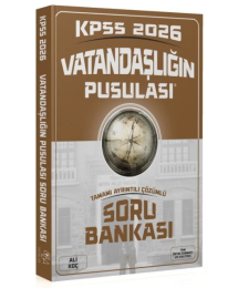 2026 KPSS Vatandaşlık Vatandaşlığın Pusulası Soru Bankası Çözümlü CBA Yayınları