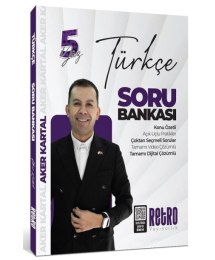 2025 KPSS Model Aker Kartal Türkçe Soru Bankası Retro Yayıncılık