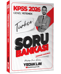 2026 KPSS Genel Yetenek Türkçe Tamamı Çözümlü Soru Bankası Yediiklim Yayınları