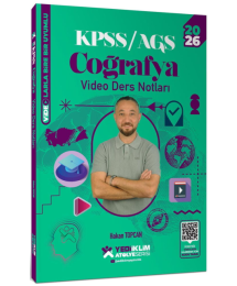 2026 KPSS Coğrafya Atölye Video Ders Notları Yediiklim Yayınları
