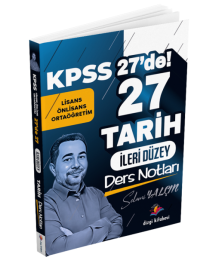 KPSS 27 de 27 İleri Düzey Tarih Ders Notları Dizgi Kitap