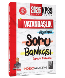 2026 KPSS Vatandaşlık Algoritma Soru Bankası Çözümlü Emrah Vahap Özkaraca İndeks Akademi Yayıncılık