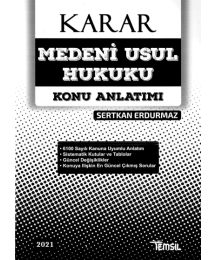 KARAR MEDENİ USUL HUKUKU KONU ANLATIMI