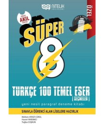 Süper Türkçe 100 Temel Eser Paragraf Deneme Kitabı