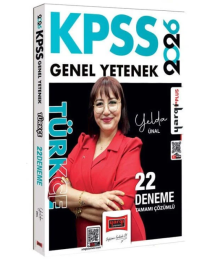 2026 KPSS Genel Yetenek Tamamı Çözümlü Türkçe 22 Deneme (Yelda Ünal) Yargı Yayınları