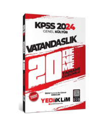 2024 KPSS Genel Kültür Vatandaşlık Tamamı Çözümlü 20 Deneme