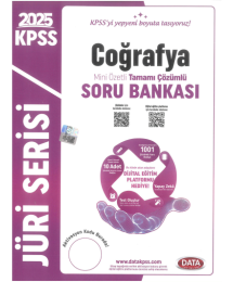 2025 KPSS Coğrafya Jüri Serisi Mini Özetli Tamamı Çözümlü Soru Bankası Data Yayınları
