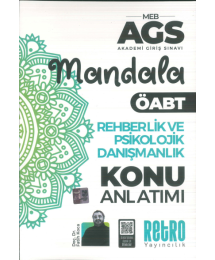 2025 MEB AGS Rehberlik ve Psikolojik Danışmanlık Mandala Konu Anlatımı Retro Kitap