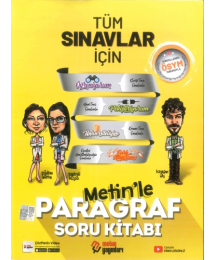 Tüm Sınavlar İçin Paragraf Soru Kitabı Metin Yayınları