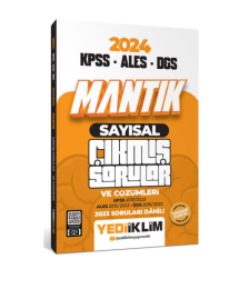 2024 KPSS ALES DGS Sayısal Mantık Tamamı Çözümlü Çıkmış Sorular (2015-2023)