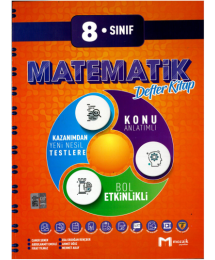 8. Sınıf Matematik İntro Konu Anlatımlı Defter Kitap Mozaik Yayınları
