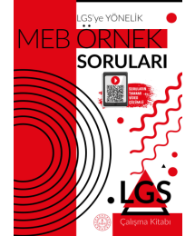 LGS'ye Yönelik MEB Örnek Soruları Çalışma Kitabı