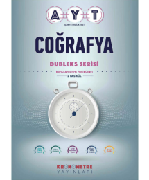 AYT COĞRAFYA DUBLEKS SERİSİ KONU ANLATIM