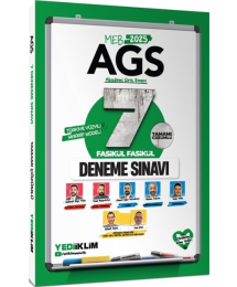 2025 MEB-AGS 7 Fasikül Deneme Çözümlü Yediiklim Yayınları