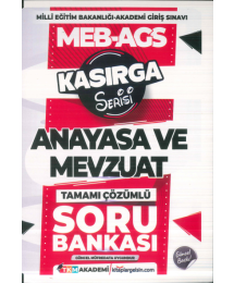 2025 MEB-AGS Anayasa ve Mevzuat Kasırga Soru Bankası Çözümlü TKM Akademi
