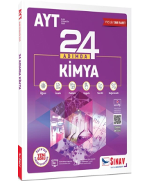 AYT Kimya 24 Adımda Konu Anlatımlı Soru Bankası Sınav Dergisi Yayınları