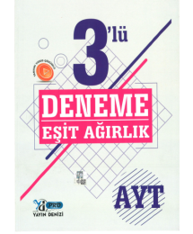 AYT Eşit Ağırlık 3 lü Deneme Video Çözümlü