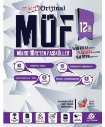 Mikro 12. Sınıf Matematik MÖF Mikro Öğreten Fasiküller Orijinal Yayınları (4 Fasikül)