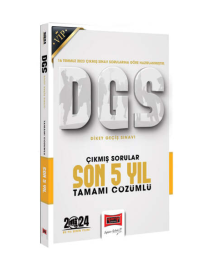 2024 DGS Çıkmış Sorular Tamamı Çözümlü Son 5 Yıl (16 Temmuz 2023 Sınavı Dahil)