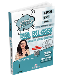 2026 KPSS TYT MSÜ Dil Bilgisi Çıkmış Sorular Son 16 Yıl Çözümlü Gizem Ural Dizgi Kitap