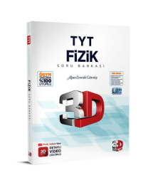 TYT 3D Fizik Tamamı Video Çözümlü Soru Bankası 3D Yayınları
