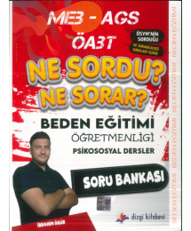 2025 ÖABT MEB-AGS Beden Eğitimi Öğretmenliği Psikososyal Dersler Ne Sordu Ne Sorar Soru Bankası Dizgi Kitap Yayınları
