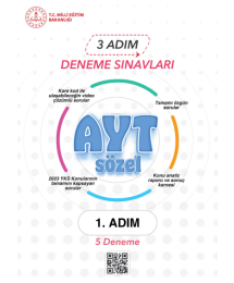 3 ADIM DENEME SINAVLARI AYT SÖZEL 1. ADIM