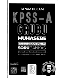KPSS A MUHASEBE TAMAMI ÇÖZÜMLÜ SORU BANKASI 2022