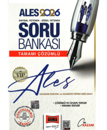 2026 ALES VIP Sayısal-Sözel Yetenek Tamamı Çözümlü Soru Bankası Yargı Yayınları