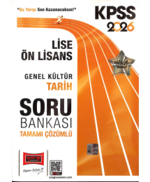 TARİH 2026 KPSS Lise Ön Lisans GK-GY Tüm Dersler Tamamı Çözümlü Modüler Soru Bankası Yargı Yayınları