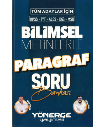 BİLİMSEL METİNLERLE PARAGRAF SORU BANKASI