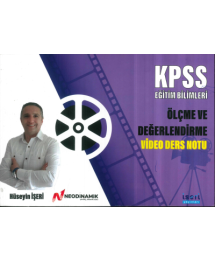 ÖLÇME VE DEĞERLENDİRME VİDEO DERS NOTU