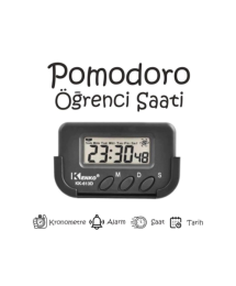 Kenko Pomodoro Öğrenci Saati - Kronometreli Ders Çalışma Saati - Dijital Masa Saati Kenko KK-613D