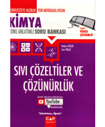KİMYA SIVI ÇÖZELTİLER VE ÇÖZÜNÜRLÜK KONU ANLATIMLI SORU BANKASI