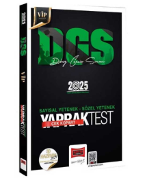 2025 DGS VİP Sayısal-Sözel Yetenek Çek Kopart Yaprak Test Yargı Yayınevi