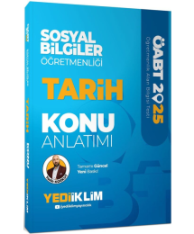 2025 ÖABT Sosyal Bilgiler Öğretmenliği Tarih Konu Anlatımı Yediiklim Yayınları